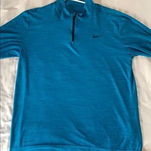 Blue Nike quarter zip